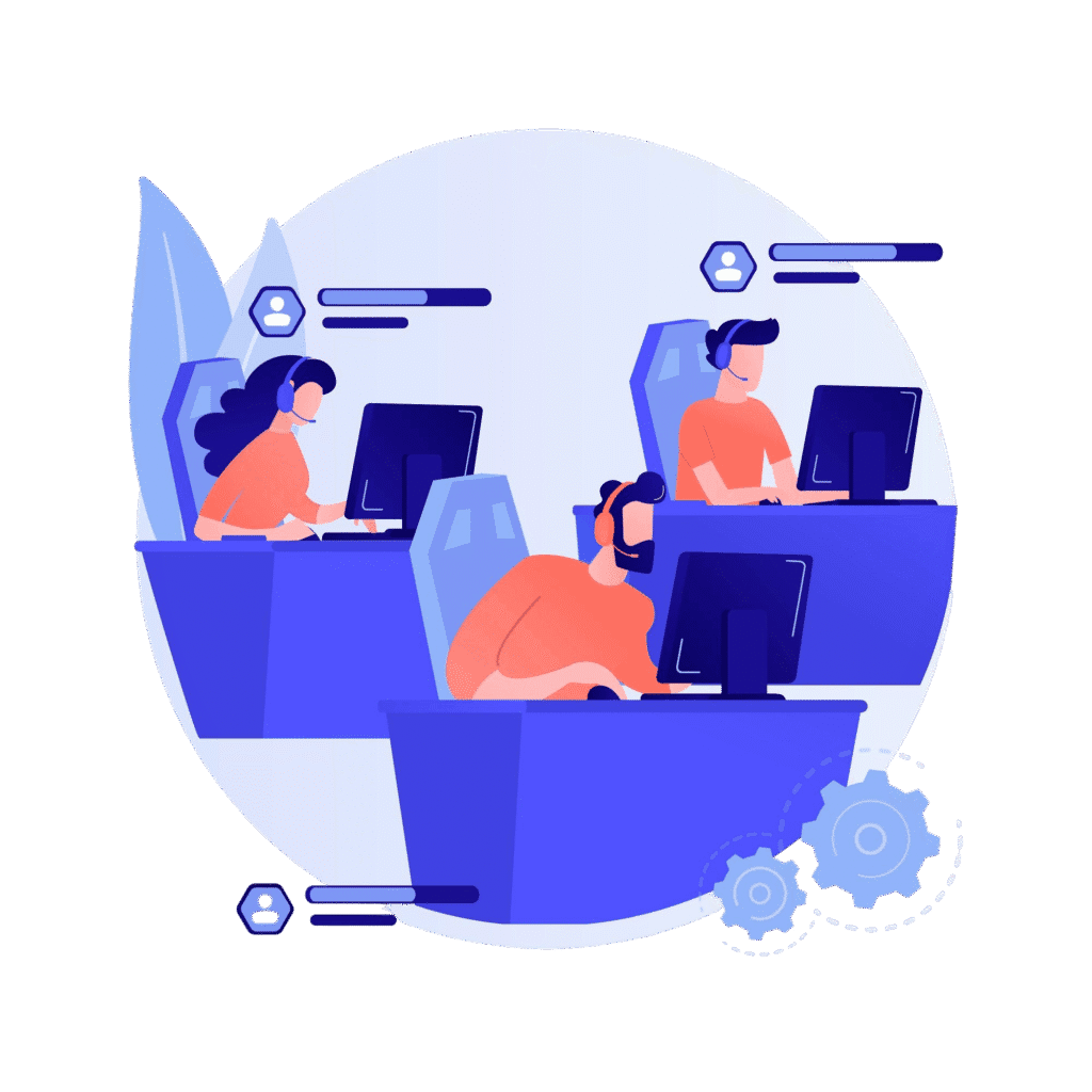 Contact 1 E sport team abstract concept vector illustration group e sport gamers pro team online sport league gaming championship internet browser playing together collaboration abstract metaphor