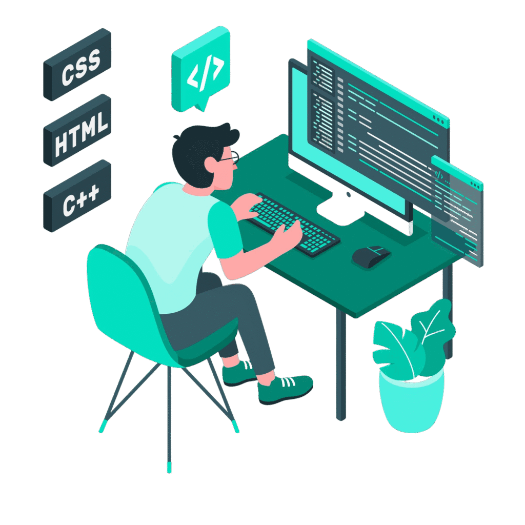 Home 13 Programming concept illustration